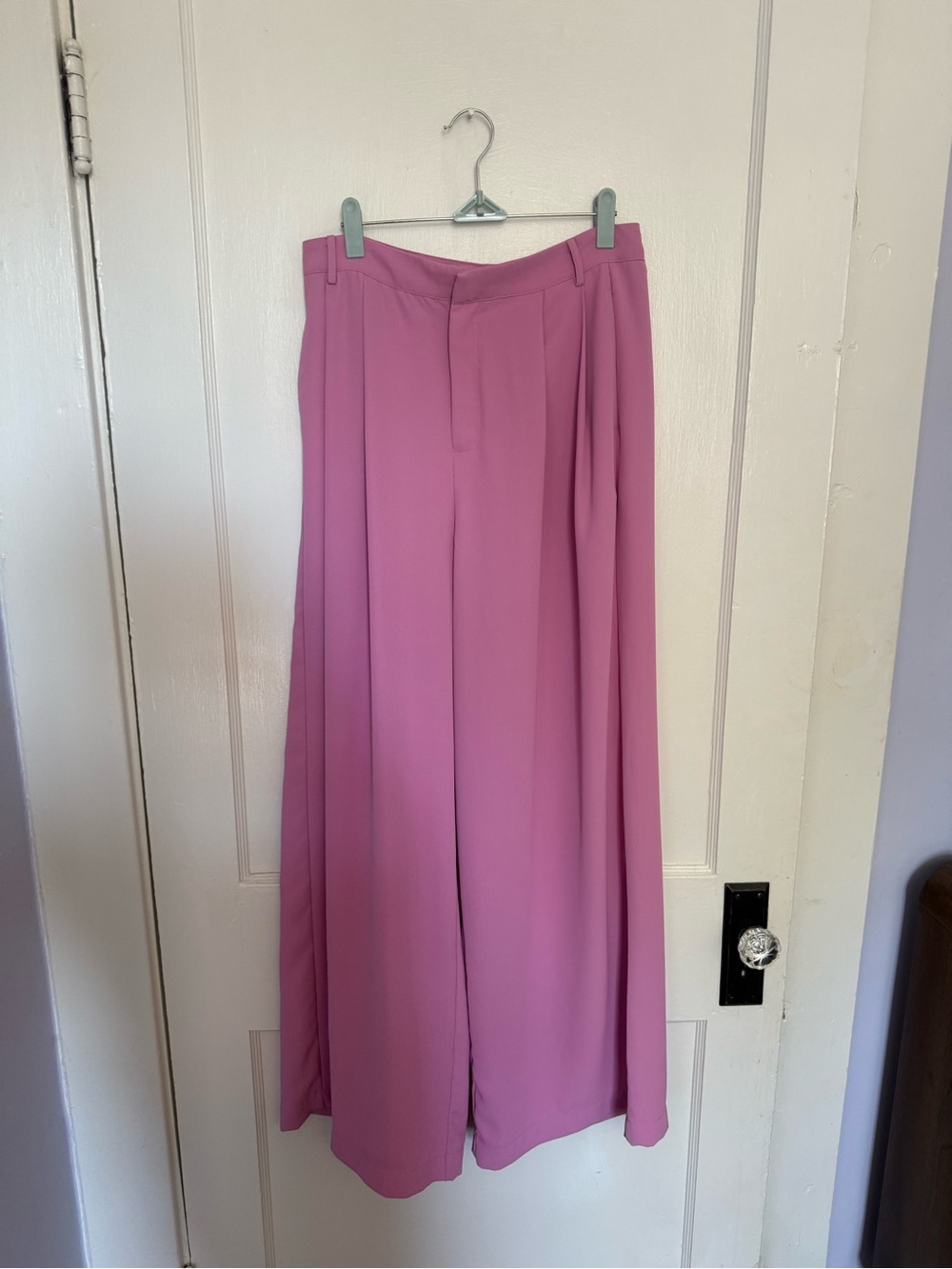 Flying Tomato Pink-Lavender High-Waist Trousers